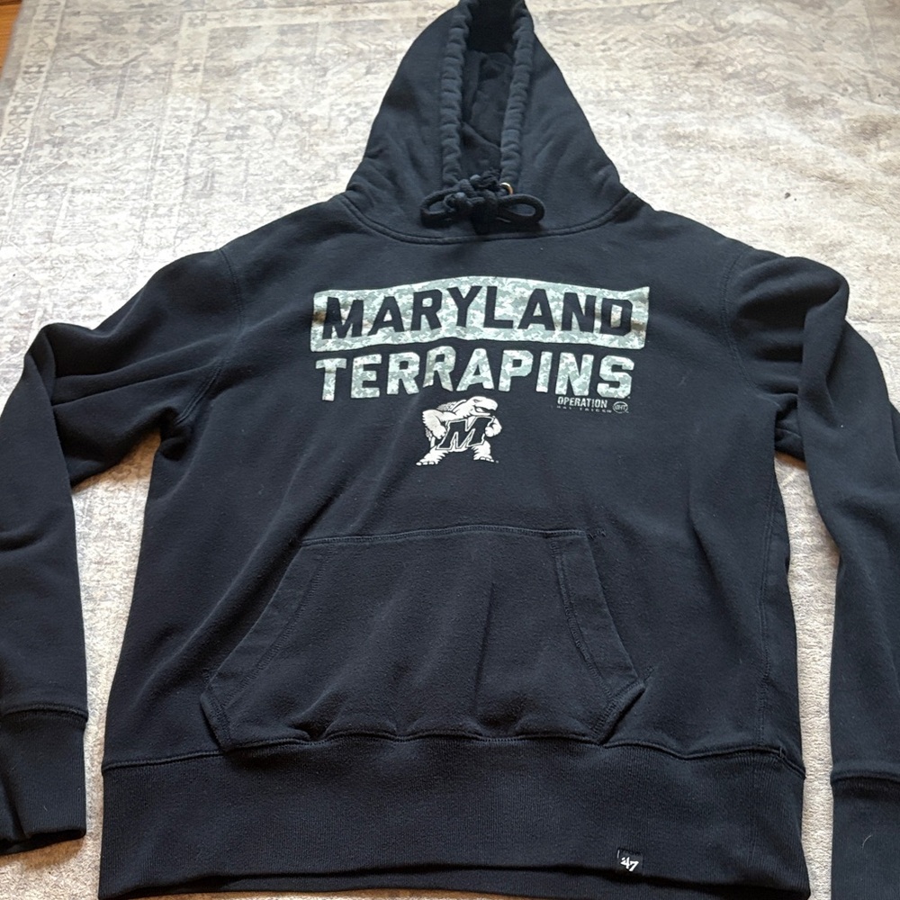 47 Brand Maryland Terrapins Black Hoodie